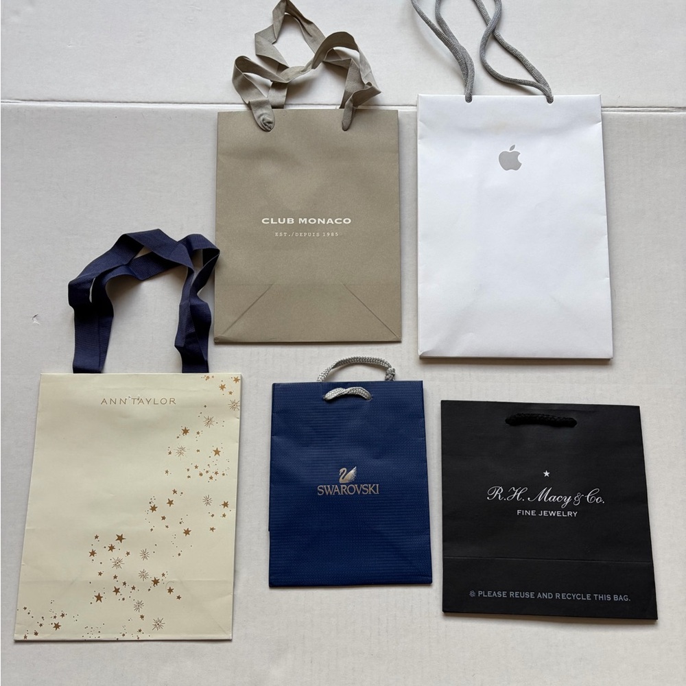 Club Monaco Gray Shopping Bag